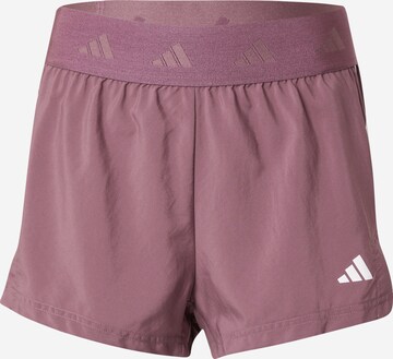 ADIDAS PERFORMANCEregular Sportske hlače 'HYGLM' - ljubičasta boja: prednji dio
