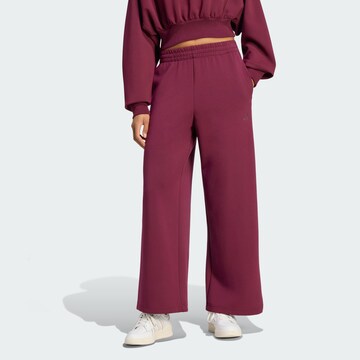 ADIDAS SPORTSWEAR - Pierna ancha Pantalón deportivo 'Soft Lux' en rojo: frente