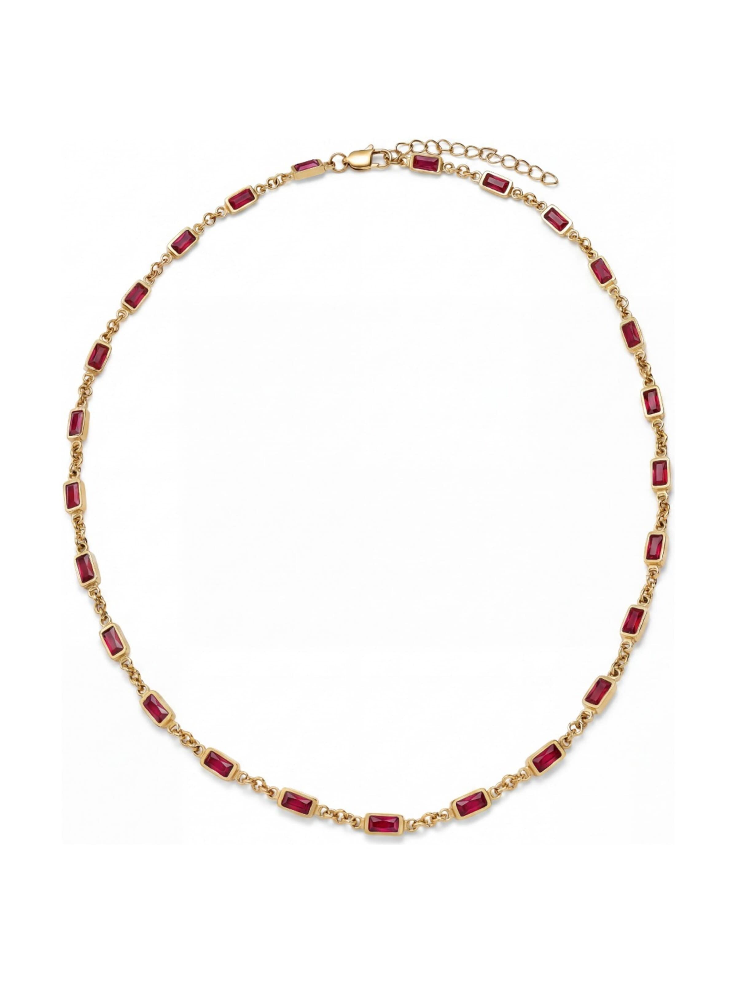 Arkai Necklace 'Prism' in Red