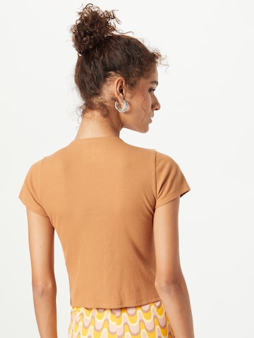 T-shirt HOLLISTER en marron
