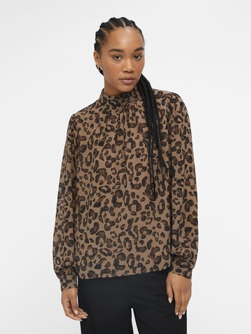 OBJECT Blouse 'Mila' in Bruin: voorkant