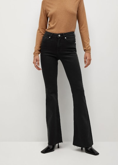 Jeans MANGO pe negru denim, Vizualizare model