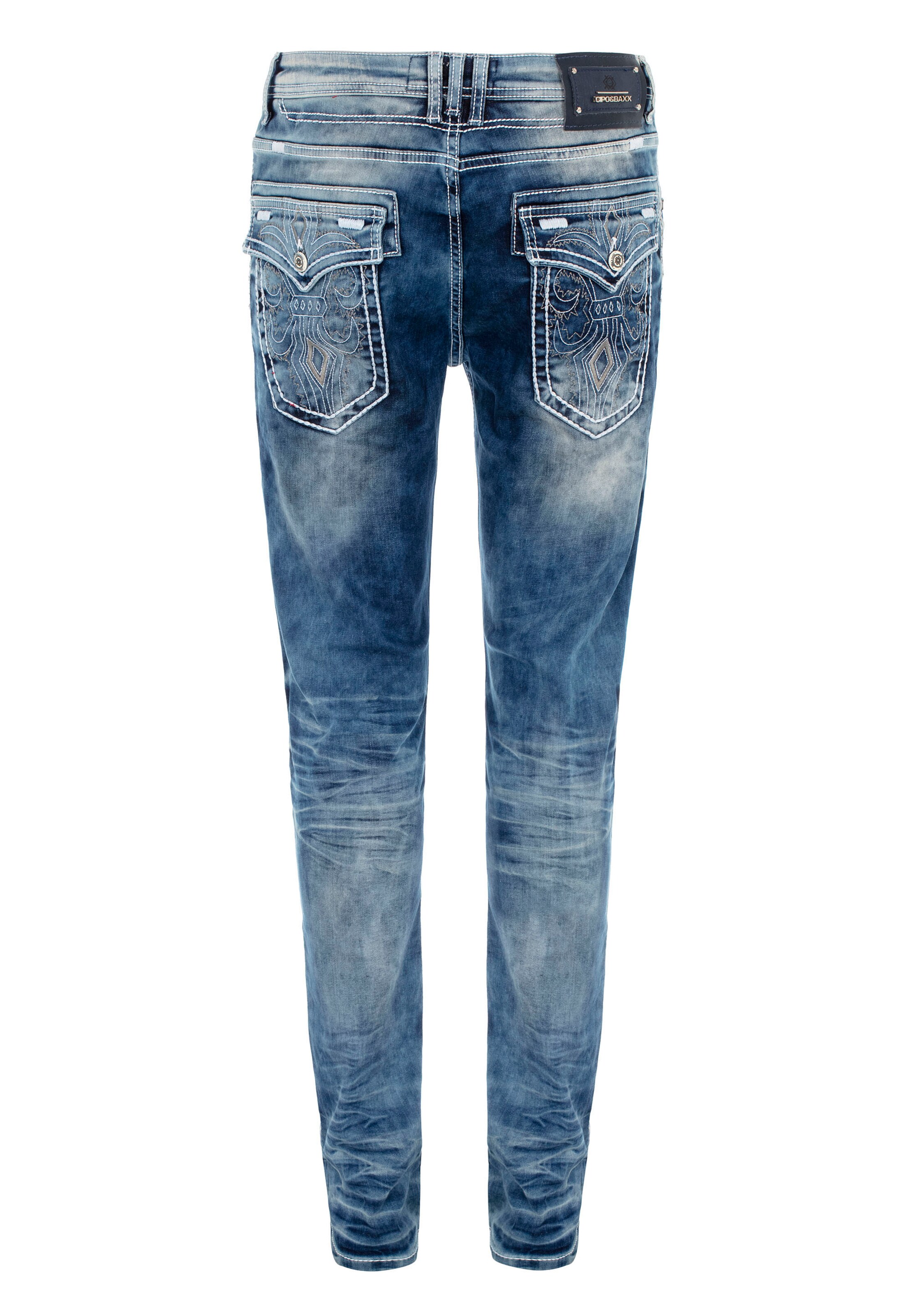 CIPO & BAXX Regular Jeans in Blau