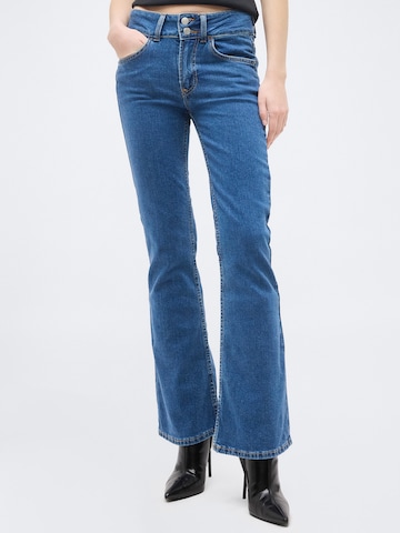 Pepe JeansFlared/zvonoliki kroj Traperice 'VENUS' - plava boja: prednji dio