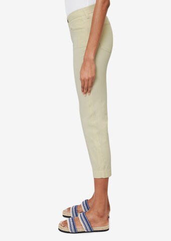 Marc O'Polo Slim fit Pants 'Lulea' in Beige