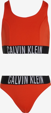Bustino Bikini di Calvin Klein Swimwear in rosso: frontale