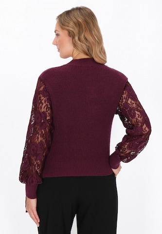 Pull-over faina en violet