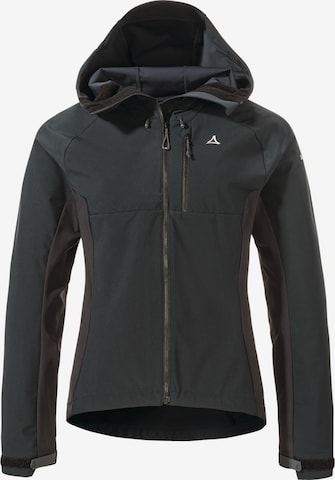 Schöffel Outdoorjacke 'Hybrid Jk Style Salza WMS' in Schwarz: Vorderseite