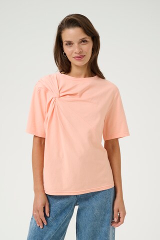 T-shirt 'Eloise' Kaffe en orange : devant