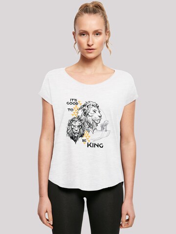 Maglietta 'Disney König der Löwen Movie It's Good To Be King' di F4NT4STIC in bianco: frontale