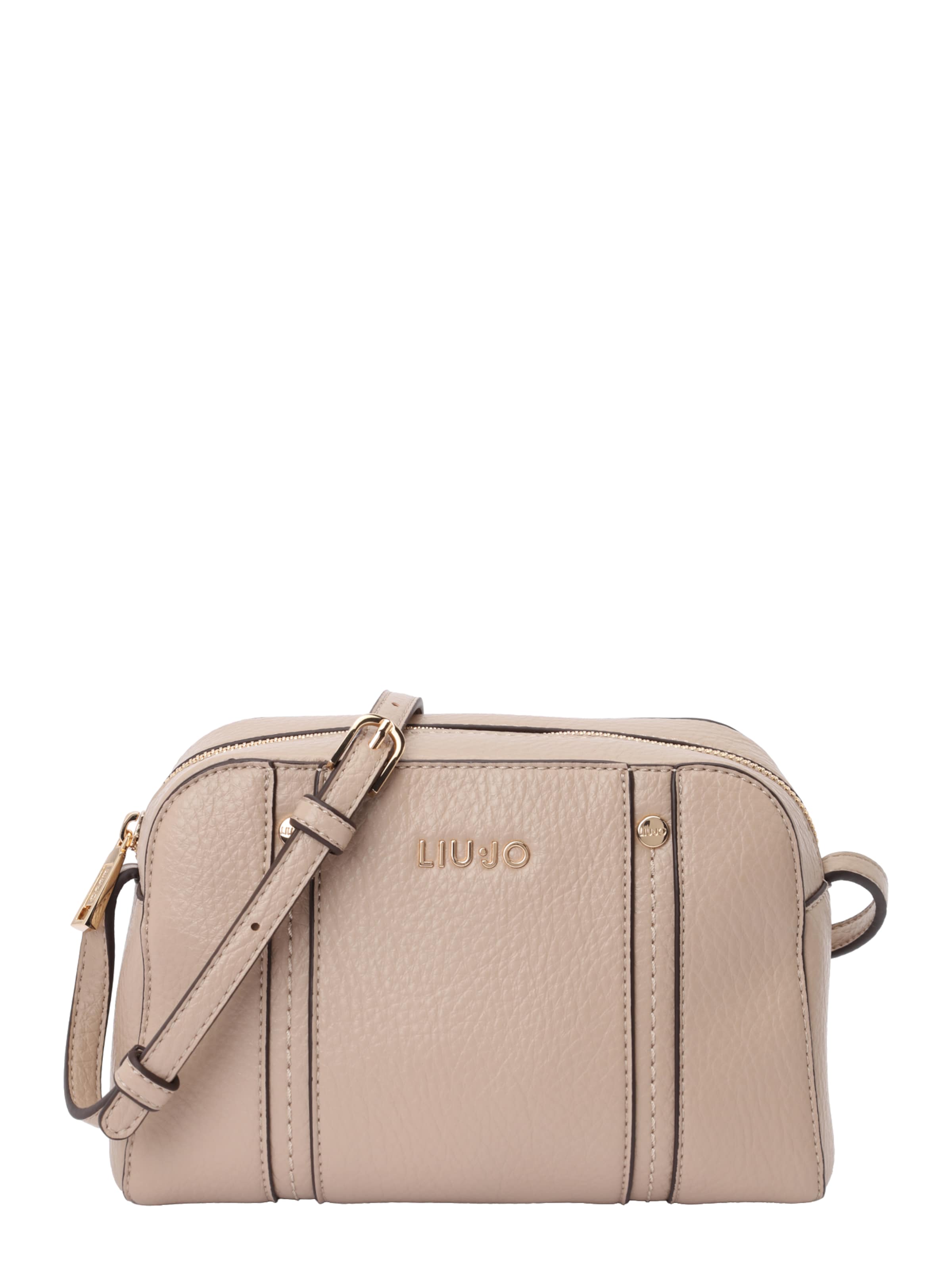 Borsa a tracolla 'ECS' di Liu Jo in beige: frontale