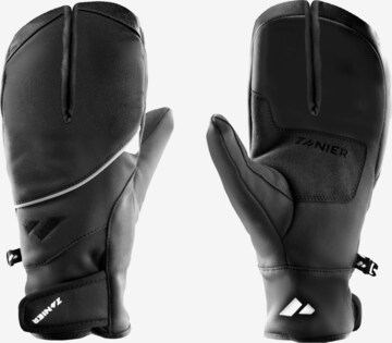 Zanier Full Finger Gloves 'Tour Lobster' in Black: front