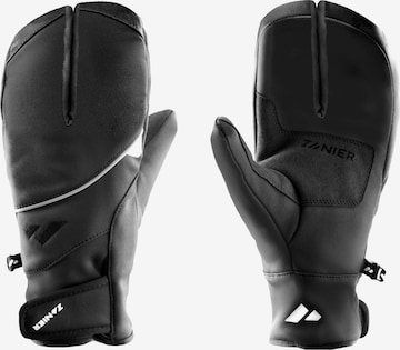 Zanier Full Finger Gloves 'Tour Lobster' in Black: front