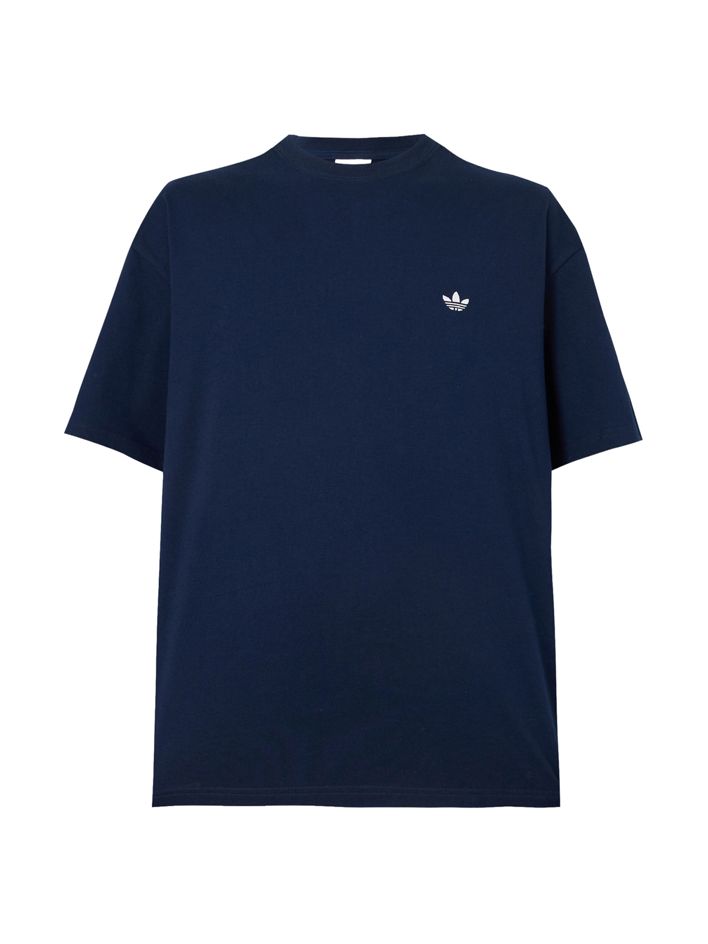 T-Shirt 'Trefoil Essentials' ADIDAS ORIGINALS en bleu : devant