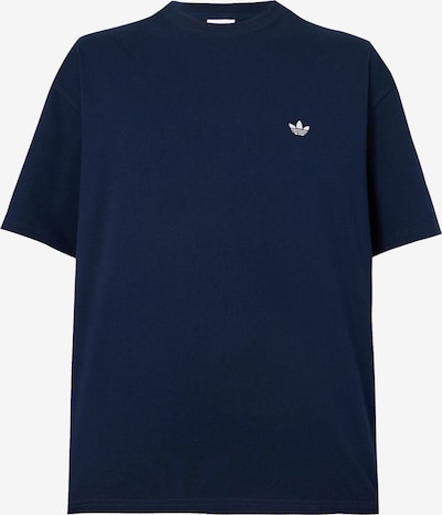 XS dydžio Marškinėliai 'Trefoil Essentials' iš ADIDAS ORIGINALS, spalva – tamsiai mėlyna / balta, Prekių apžvalga
