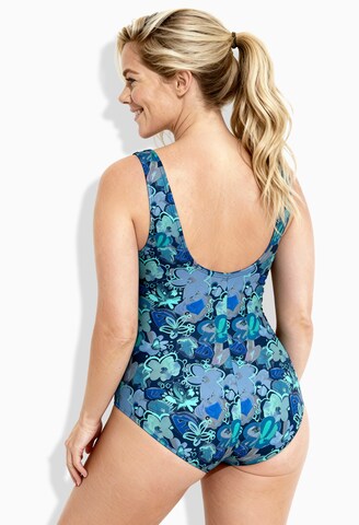 Ulla Popken Badpak in Blauw