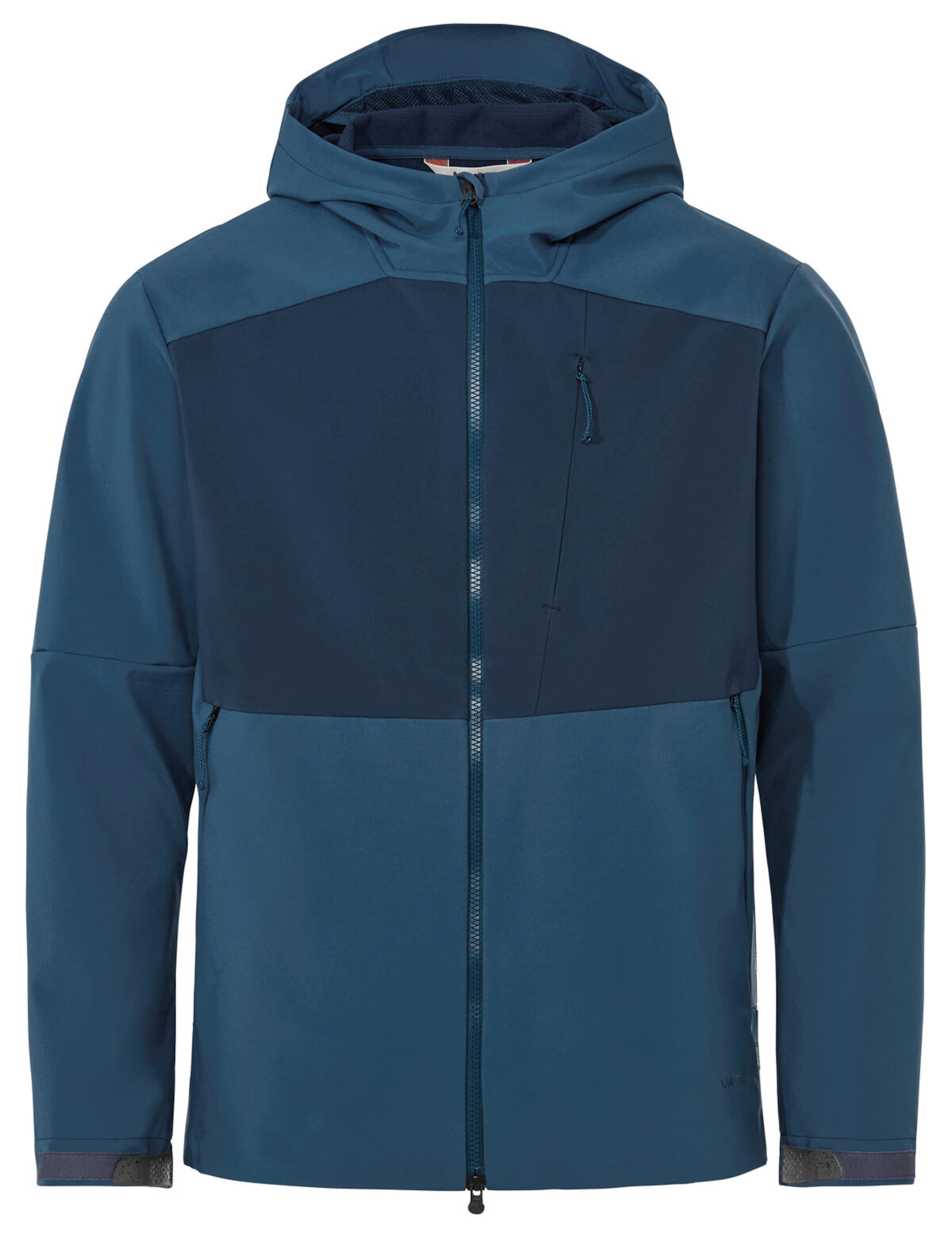 VAUDE Outdoorjas 'Roccia III' in Blauw: voorkant