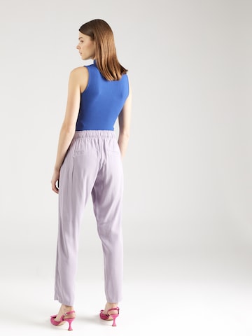 Stitch and Soul Tapered Trousers in Purple