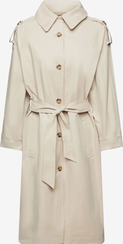 ESPRIT Between-Seasons Coat in Beige: front