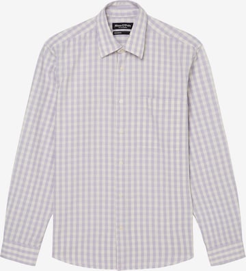 Marc O'Polo Regular fit Button Up Shirt in Purple: front