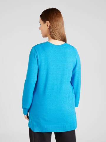 Vila Curve Sweater 'Ril' in Blue