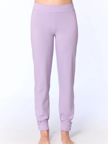 Albero Natur Pants 'Damen Bio-Baumwoll Yogahose' in Purple: front