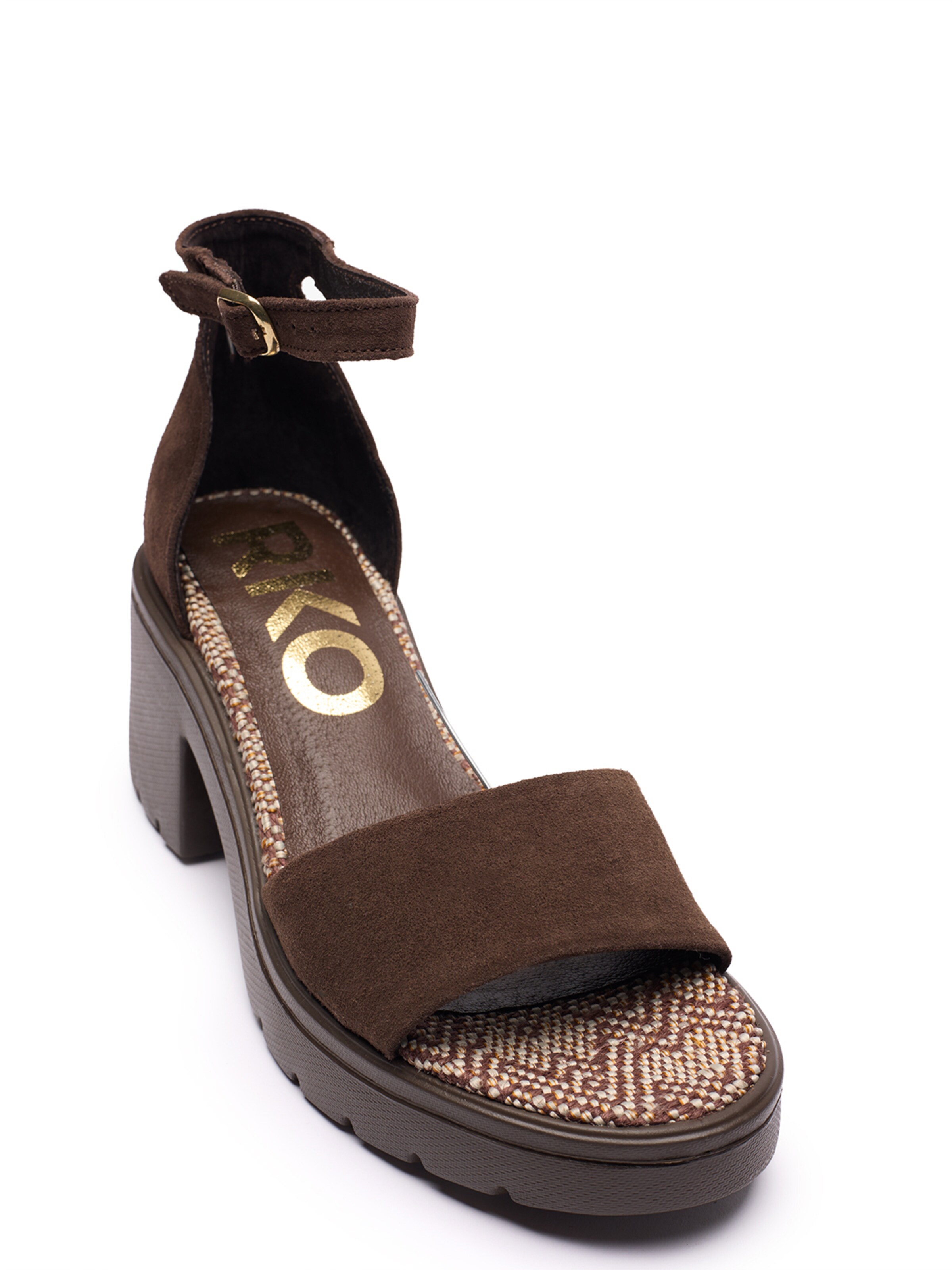 RYLKO Sandały w kolorze brązowy