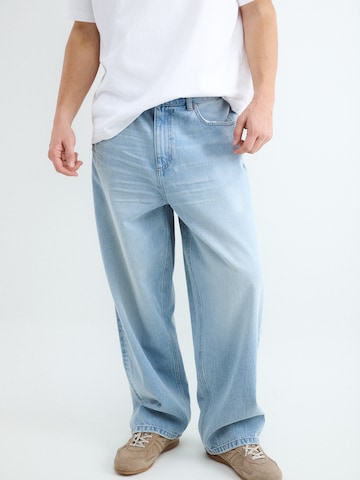 BALMOHK Baggy Farkut 'FRAN' värissä sininen: etupuoli