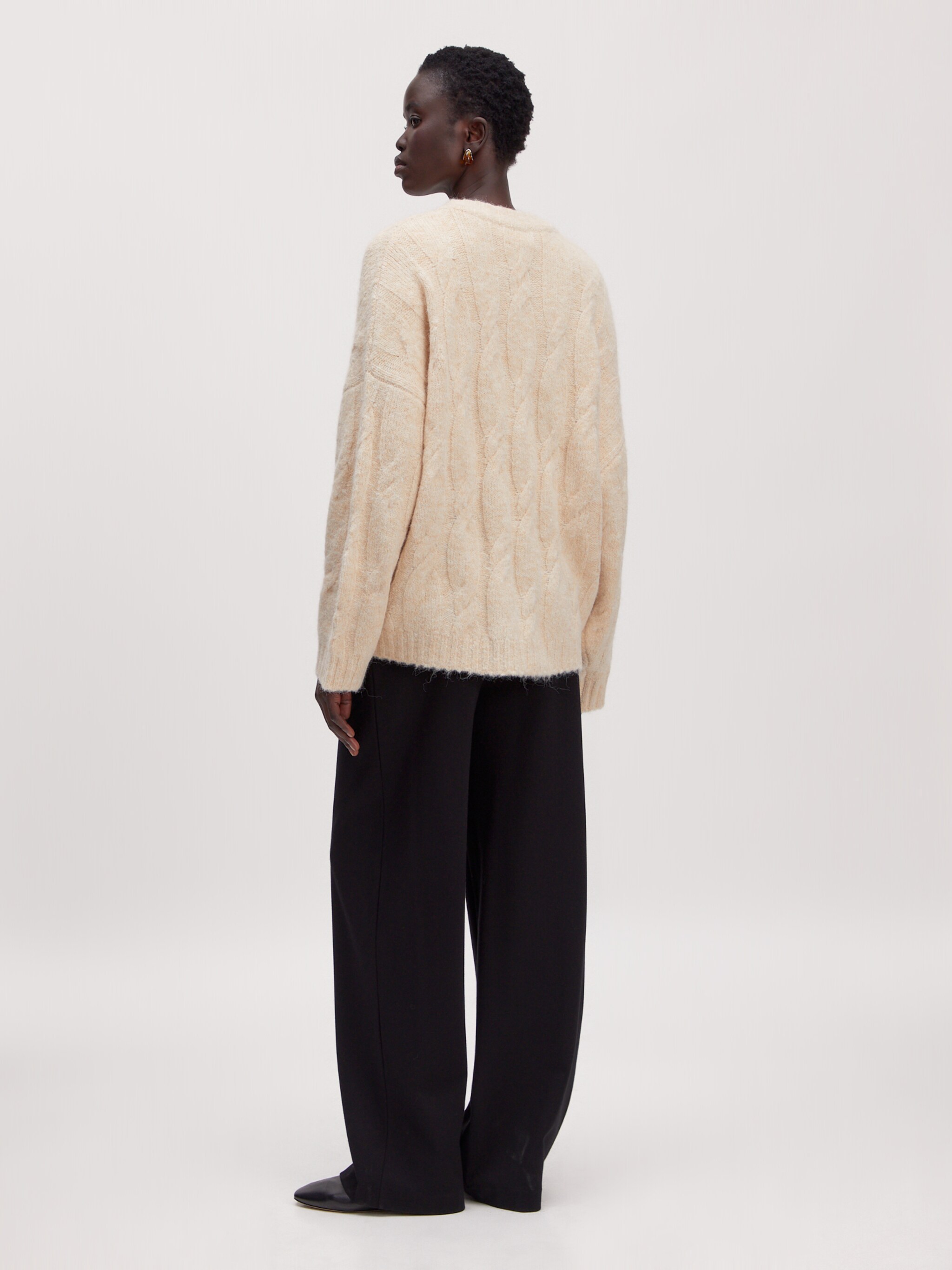 EDITED Produkte Pullover 'Camellia' beigemeliert