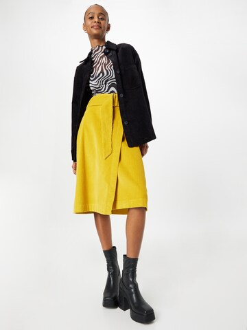 UNITED COLORS OF BENETTON Skirt in Yellow