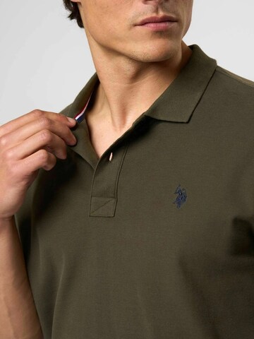 U.S. POLO ASSN. Regular Fit T-shirt ' Alfred ' in Beige