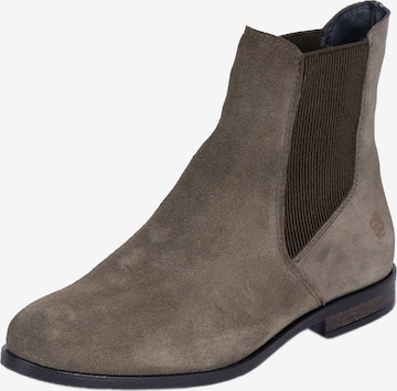 Apple of Eden Chelsea Boots 'Mandy' in Grau: front