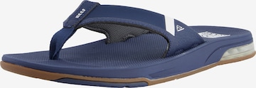 REEF Beach & Pool Shoes 'Fanning' in Blue: front