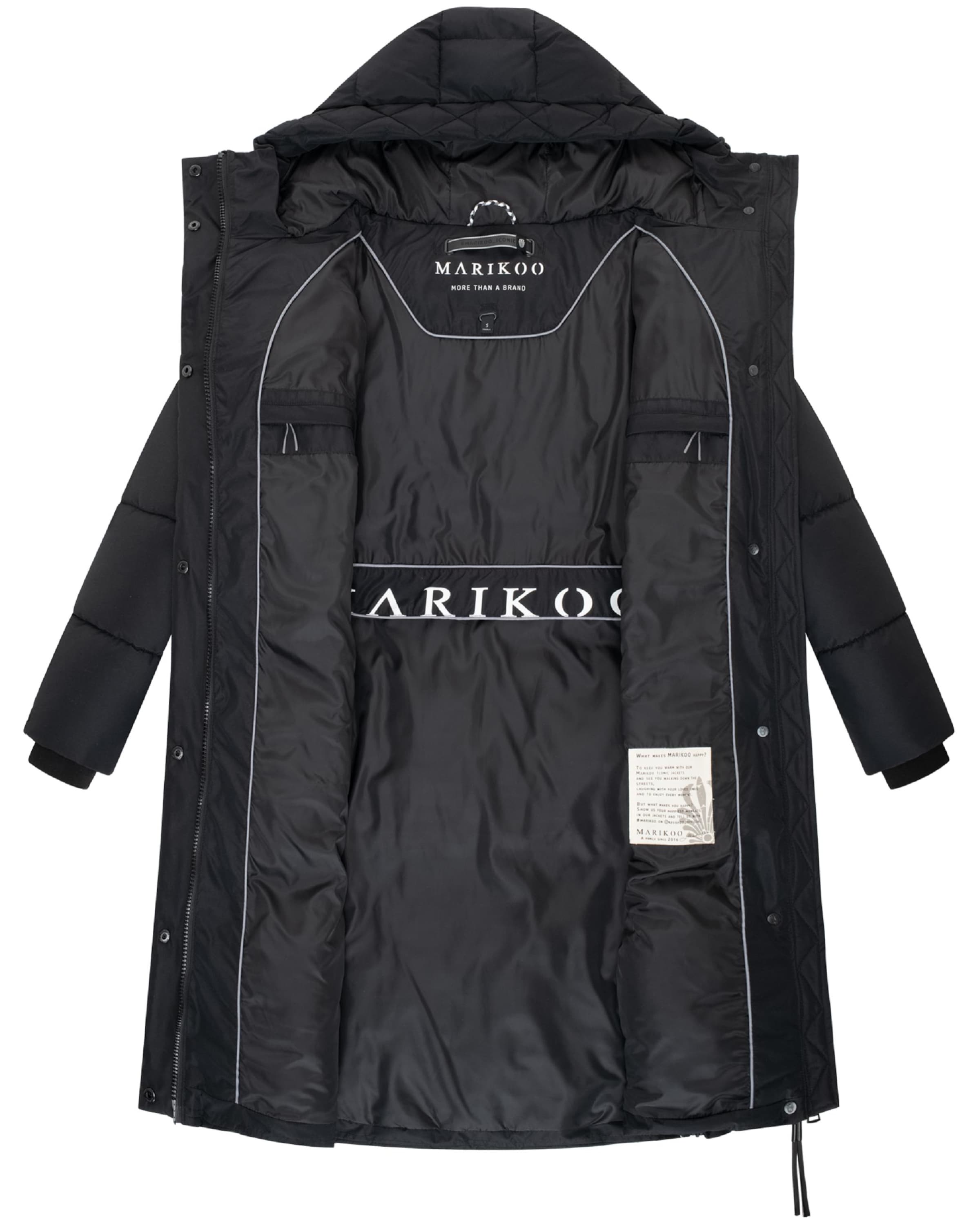 Manteau d’hiver 'Michikoo XVI' MARIKOO en noir