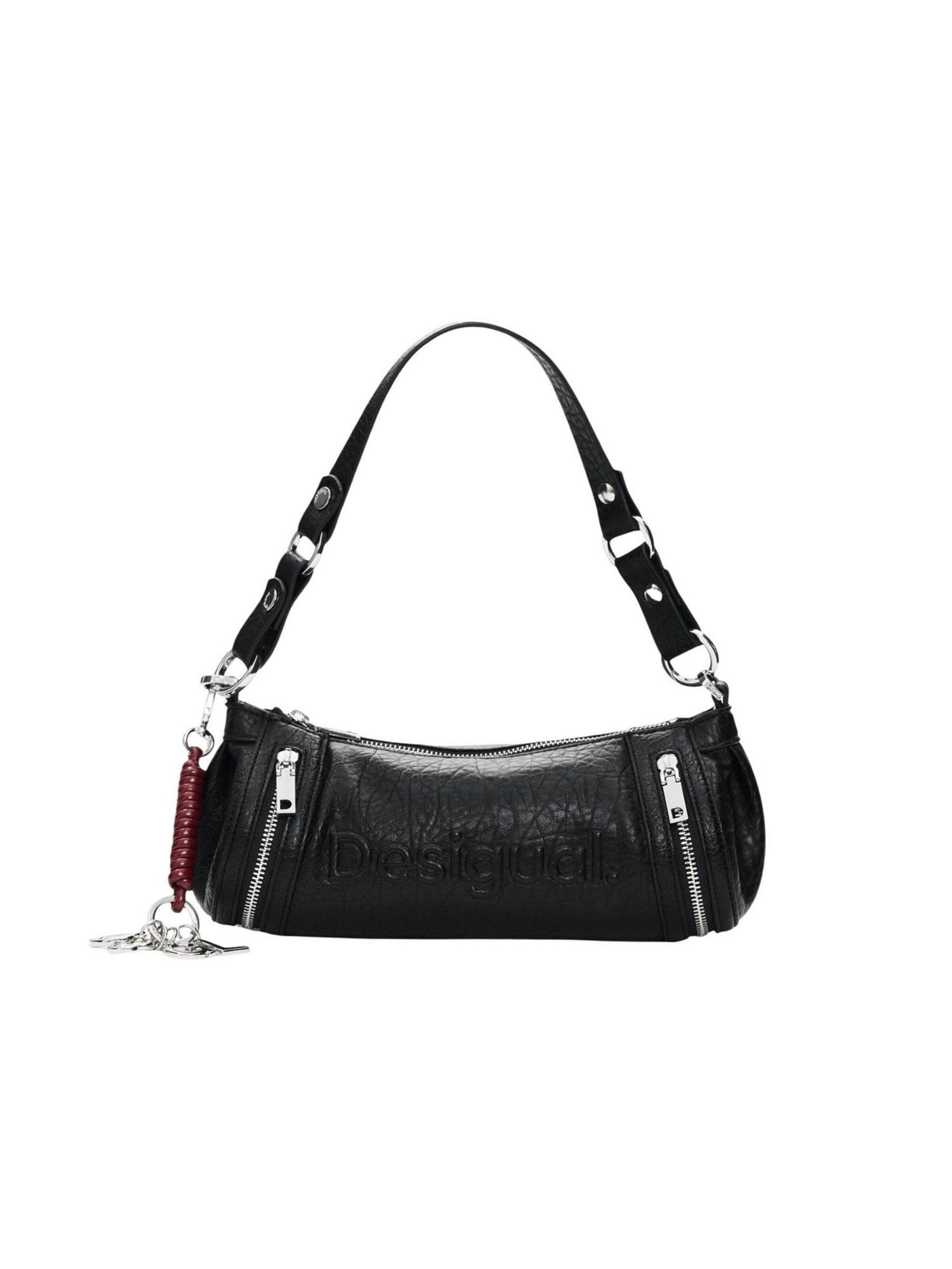Desigual - Bolso de hombro en negro: frente