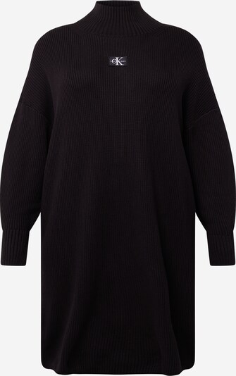 Calvin Klein Jeans Curve Robes en maille en noir / blanc, Vue avec produit