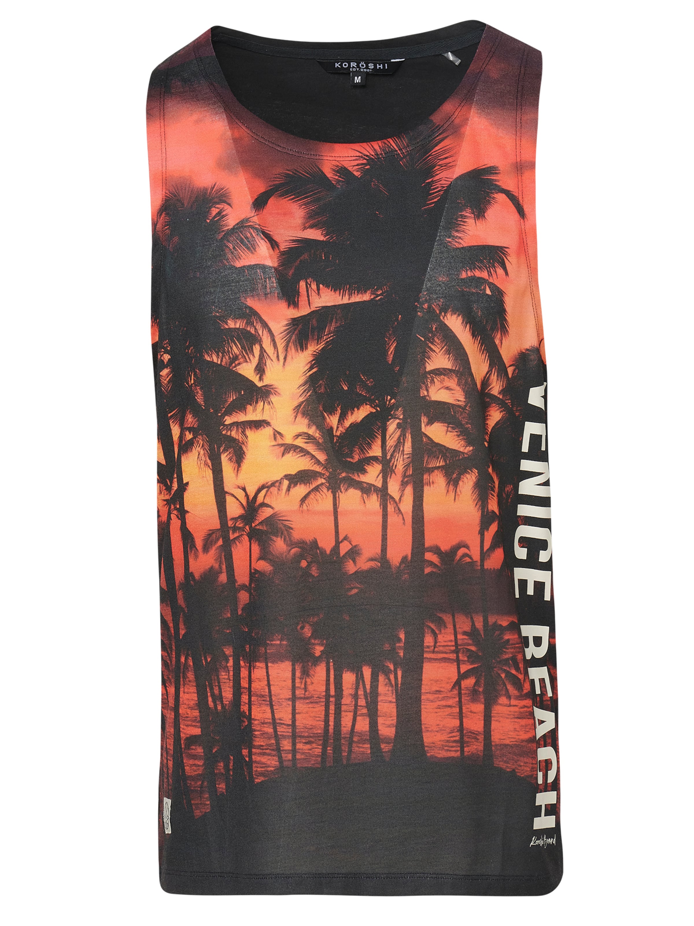 KOROSHI T-shirt i svart: framsida