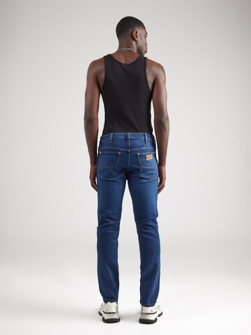 WRANGLER Slimfit Jeans in Blau: Rückseite