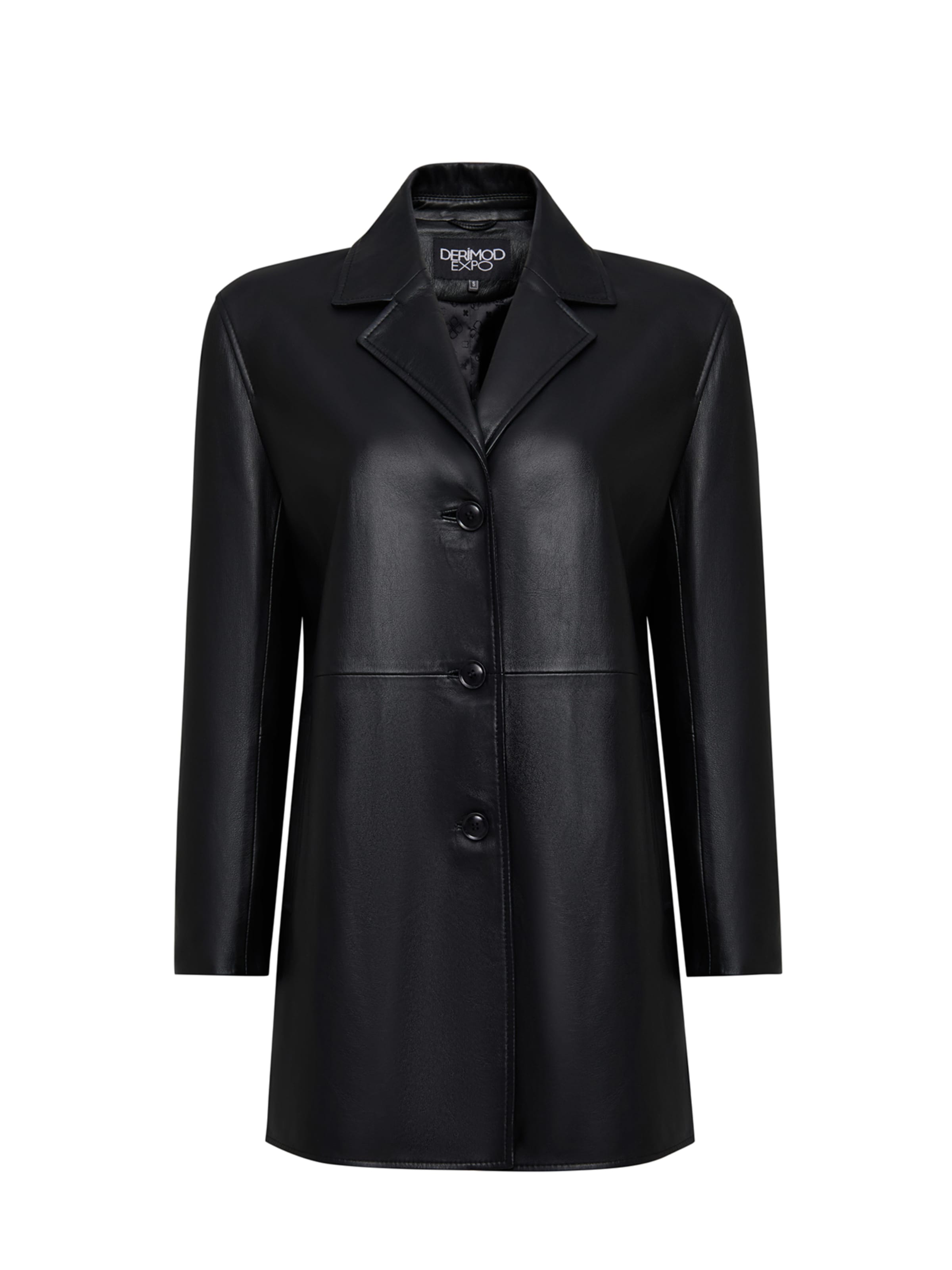 Derimod Between-Seasons Coat 'Emma' in Black, Item view