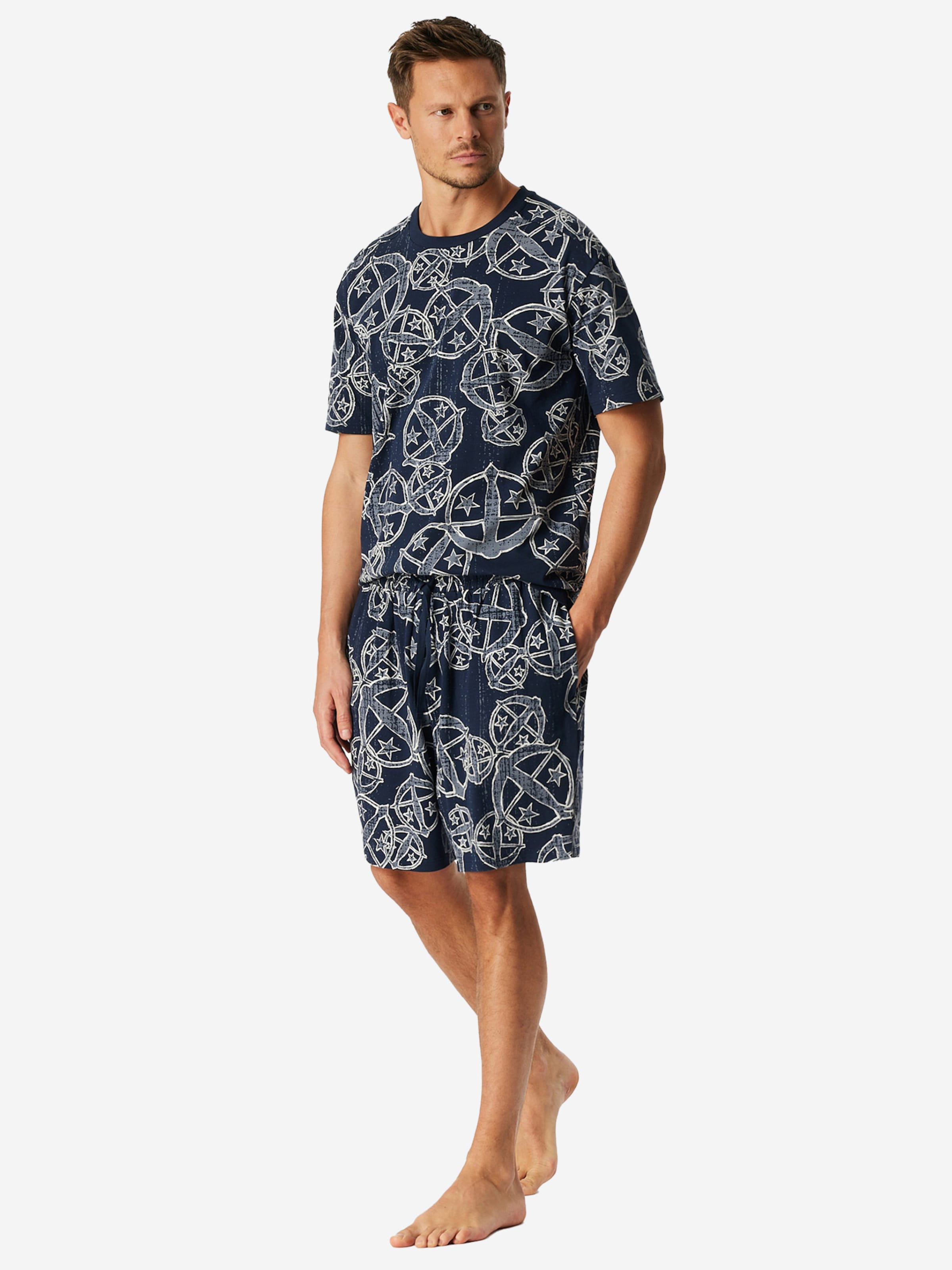 Pantalon de pyjama ' SCHIESSER 150 YEARS ' SCHIESSER en bleu