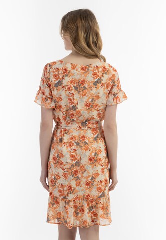 Usha - Vestido de verão em laranja