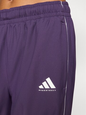 lillā ADIDAS ORIGINALS Pakapēniski sašaurināts piegriezums Sporta bikses 'CRAZYLITE'