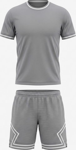 PANTONECLO - Chándal 'ActiveFlex' en gris: frente