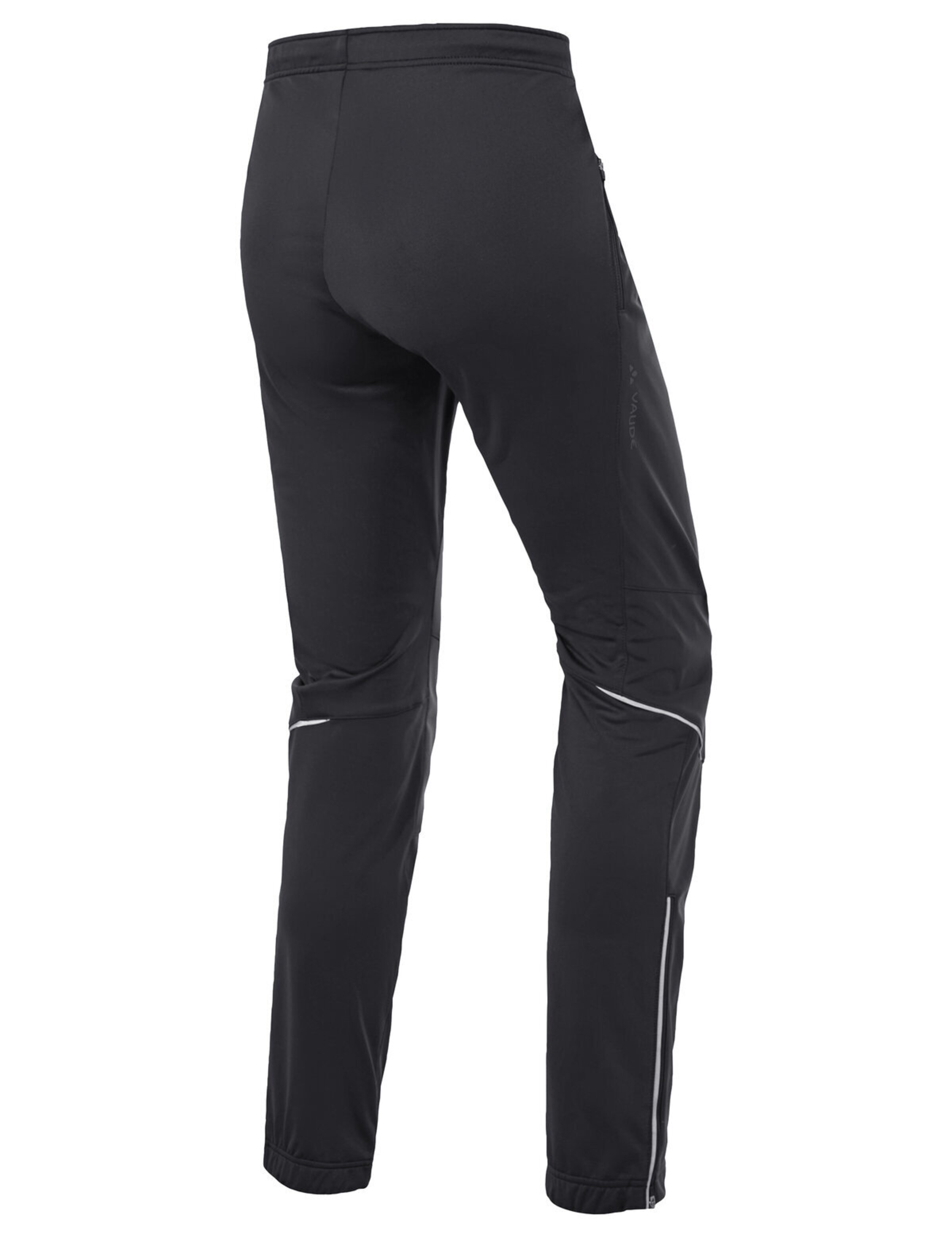 VAUDE Slimfit Sportbroek 'Wintry V' in Zwart