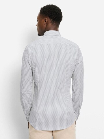 OLYMP Slim fit Button Up Shirt 'Level 5' in Beige