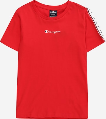 T-Shirt Champion Authentic Athletic Apparel en rouge : devant