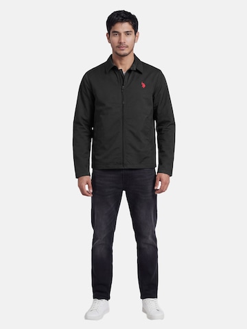 U.S. POLO ASSN. Tussenjas in Zwart