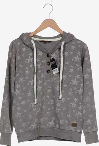 TOM TAILOR DENIM Sweatshirt & Zip-Up Hoodie in S in Grey: front