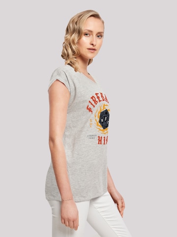 F4NT4STIC Shirt 'Stranger Things Netflix TV Series' in Grey
