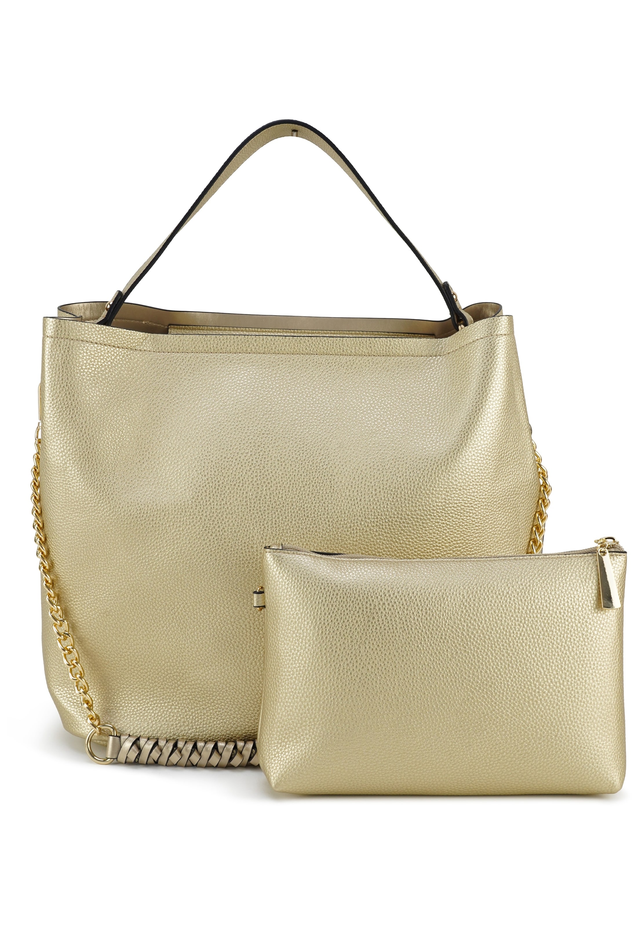 HARPA Shopper 'HALIN' in Goud: voorkant